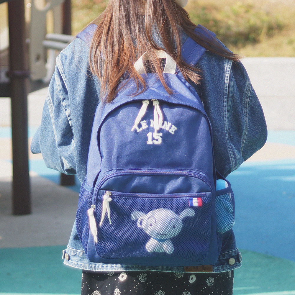 LE15FNY School backpack 스쿨백팩 네이비